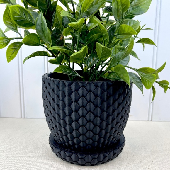 The Dragonscale Planter Pot 01, Indoor Flower Pot, Houseplant - Picture 1 of 8